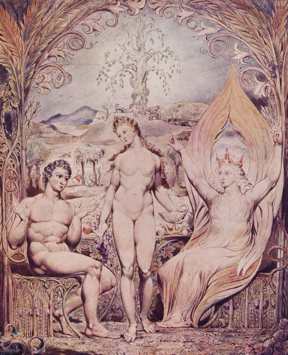 Adam and Eve by William Blake